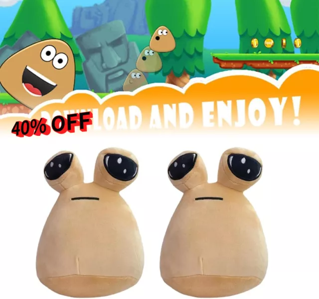 Hot Game My Pet Alien Pou Plush Toy Cute Furdiburb Emotion Alien