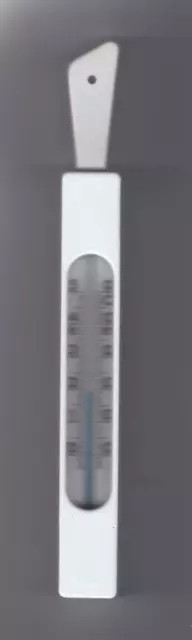 Baby -Bade - Thermometer weiß mit Griff, große Skala, Deutsches Fabrikat