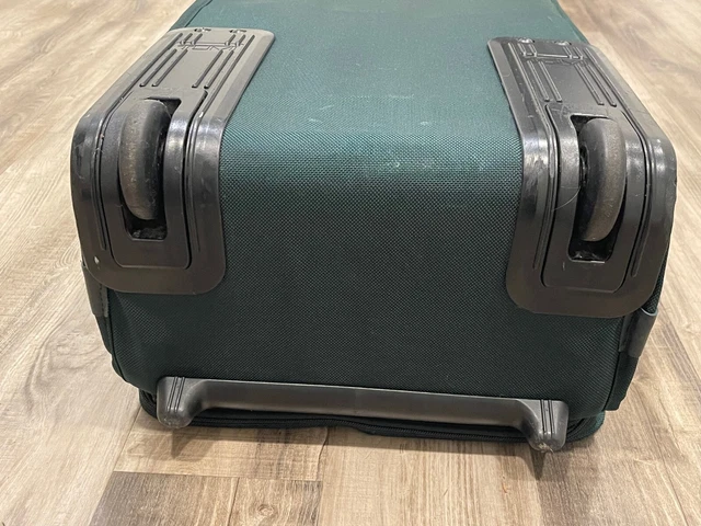 Used TUMI USA Classic Green Ballistic Nylon 22" Wheeled Upright CarryOn Suitcase 4