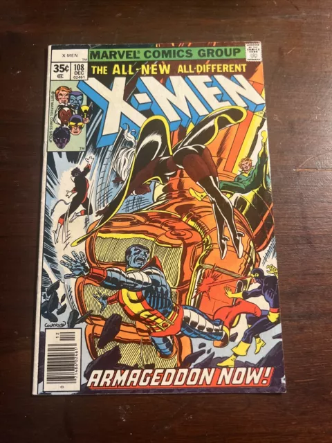 Uncanny X-Men #108 Marvel 1977 Chris Claremont 1St John Byrne Art Key