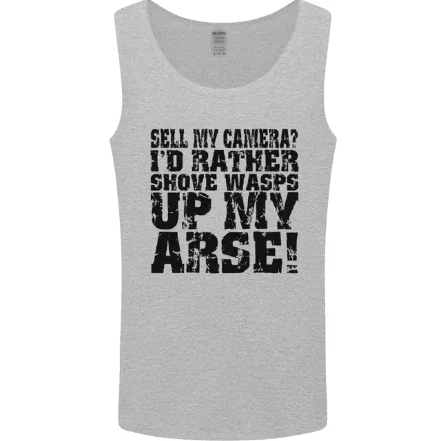 Sell My Camera? Photographer Photography Mens Vest Tank Top