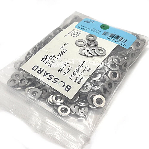 [50pz] 1253204 PAD M4/9X4.3X0.8/BN670 PAD DIN125A