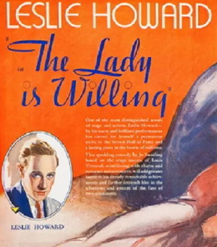 The Lady Is Willing DVD - Leslie Howard dir. Miller Vintage British Comedy 1934