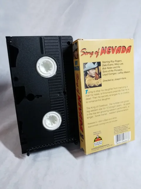 SONG OF NEVADA Roy Rogers Dale Evans NR VHS HTF Western $4.99 - PicClick