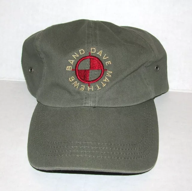 Dave Matthews Band vtg DMB Embroidered Unstructured Strapback Baseball Cap Hat