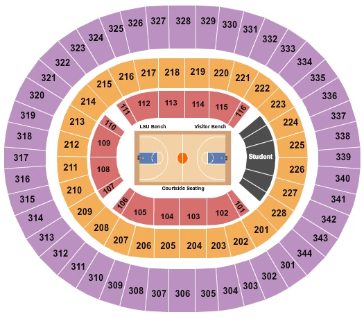 2 Tickets LSU Tigers vs. Missouri Tigers Basketball 3/1/23 Baton Rouge, LA 2
