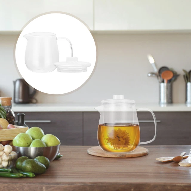 1pc Pot d'eau Théière En Verre Bouilloire Cuisinière