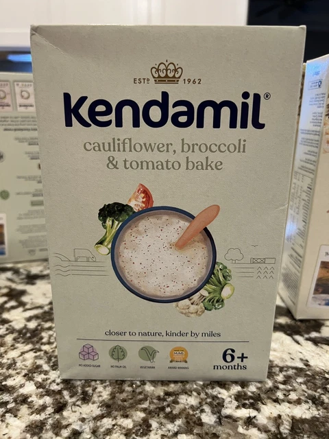 Kendamil Cauliflower, Broccoli & Tomato Bake Baby Cereal 150g