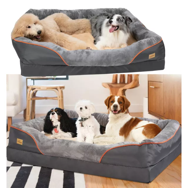 Dog Foam Bed Bolster Cozy Dogs Mattress Washable Pet Bed Waterproof Mat All Size