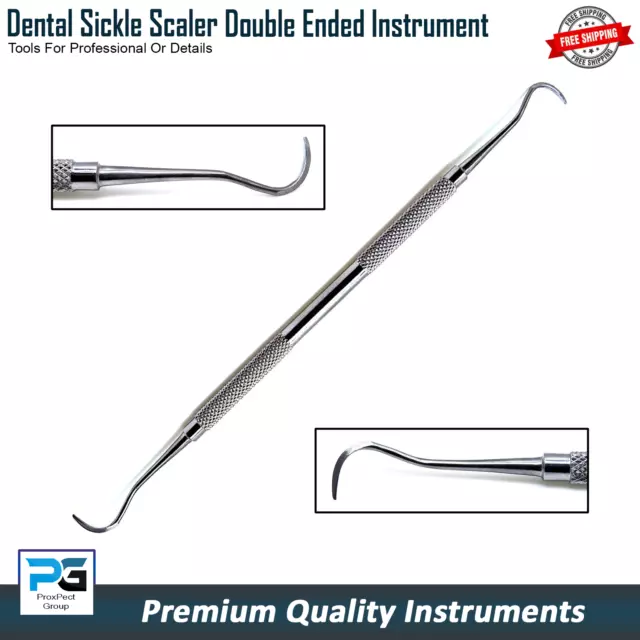 Sickle Scaler 23 Periodontics Removal Calculus Dental Hand Instrument "Ce"