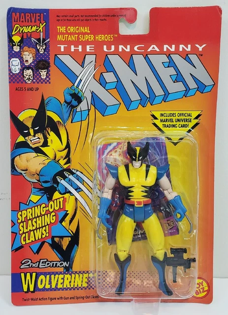 VTG 1993 Toy Biz Marvel The Uncanny X-men Wolverine 2nd Edition Action Figure!!!