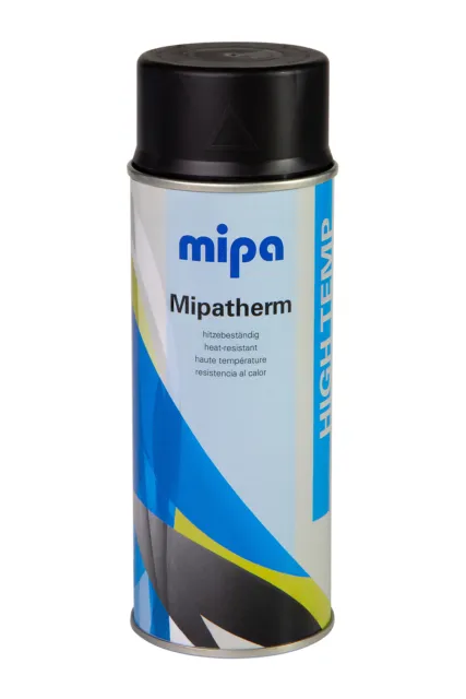 Mipa bomboletta spray Mipatherm nero opaco - vernice termica fino a 800 °C 400 ml | Auto Spra