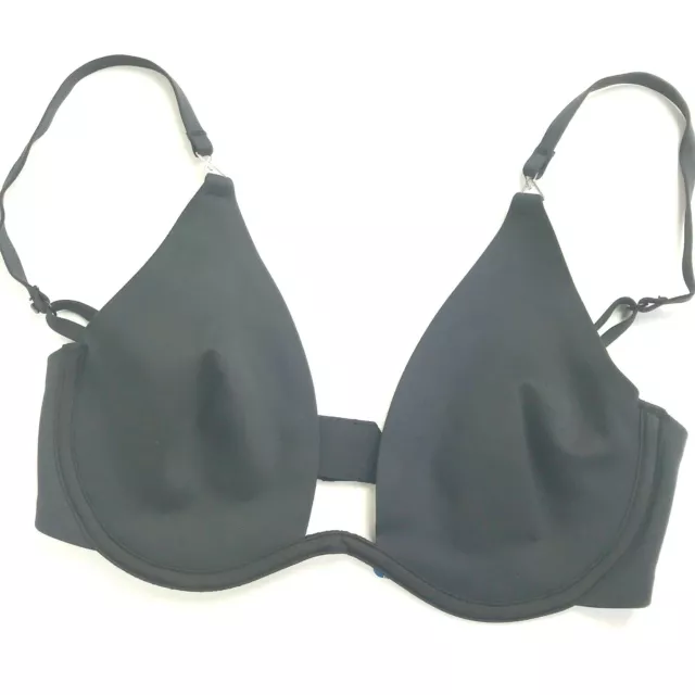 New Intimately Free People Bra Womens Size 32B Ari Plunge Underwire Black $48