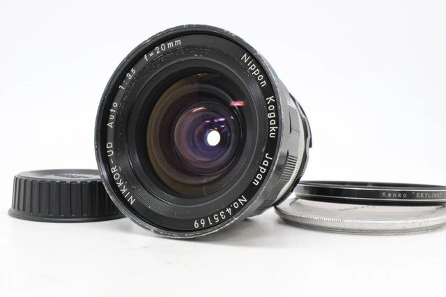 【 NEAR MINT 】 NIKON Ai NIKKOR-UD Auto 20mm F3.5 Wide Angle MF F Mount From JAPAN