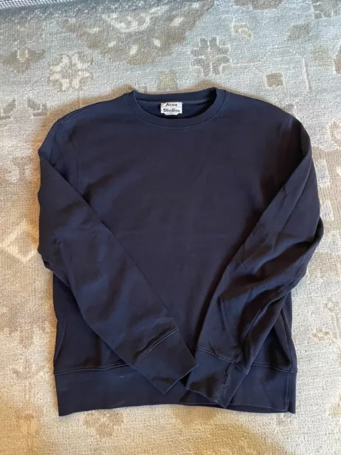 ACNE STUDIOS CASEY Navy Sweater Small 28.69 PicClick UK