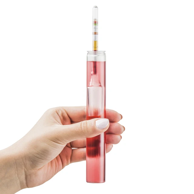 Vinometer ZUCKERMESSGERÄT Weinmeter Zuckermeßgerät Messgerät BROWIN Wine 16 cm