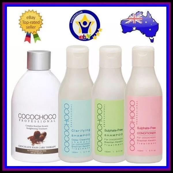 COCOCHOCO ORIGINAL KERATIN + SHAMPOO + CONDITIONER Hair Straightening Treatment