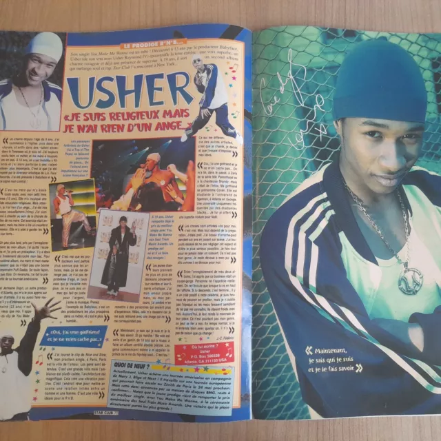 Usher COUPURE DE PRESSE cutting article