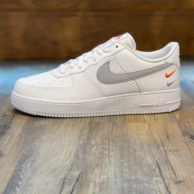 Nike Air Force 1 '07 Bas Gr.47,5 Blanc FD0666 100 Chaussures Baskets Homme Cuir