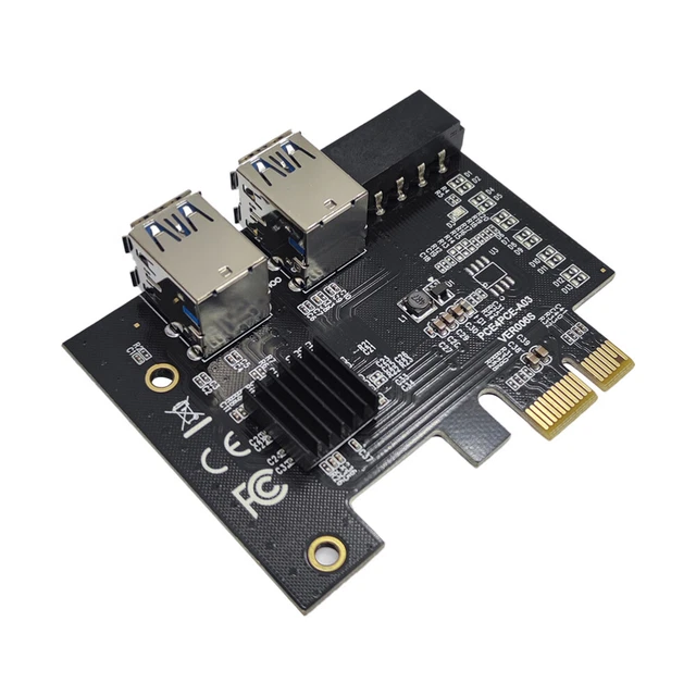 PCI Express Extension Adapter PCIE to USB 3.0 Adapter Mining Computer Accessory
