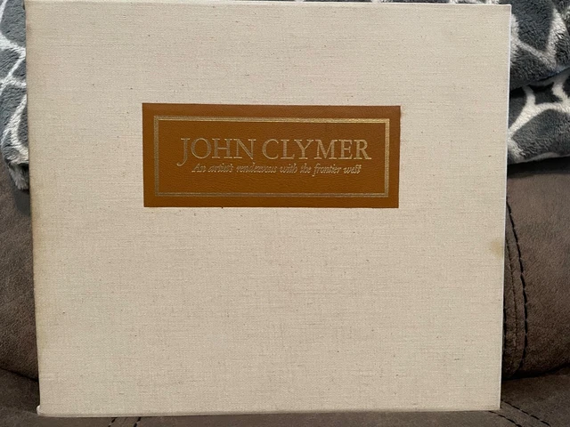 John Clymer  1976  Original Drawing!!!  Lmt. Ed  Signed!  Slipcase  #52/61  Rare