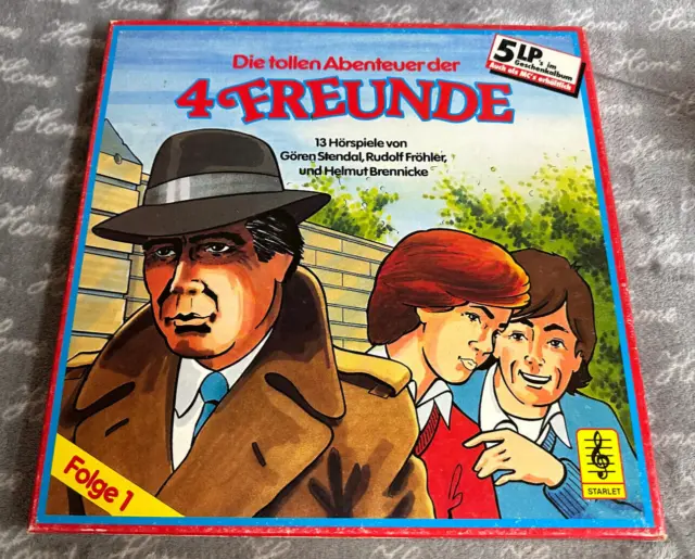Schallplatte LP Vinyl Die tollen Abenteuer der 4 Freunde Folge 1