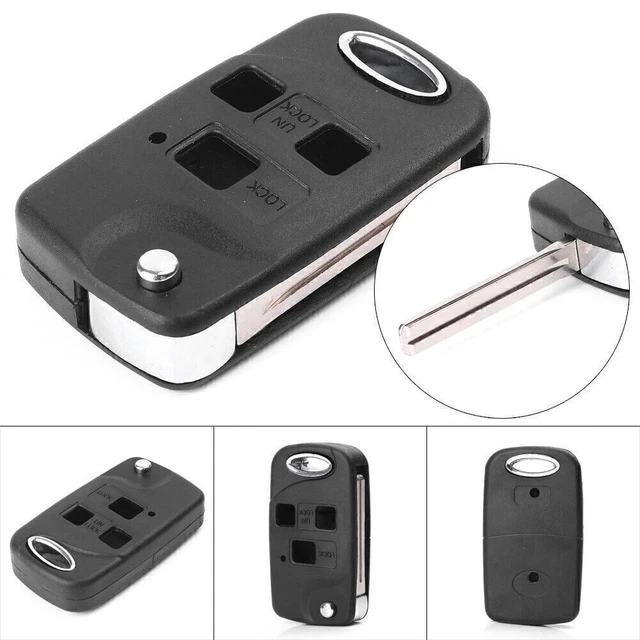 Fold Flip Remote Control Key Fob Case Shell For Lexus IS200 GS300 LS400 RX300