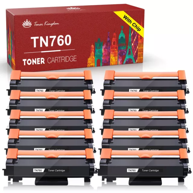 TN-760 Toner DR730 Drum Compatible for Brother HL-L2395DW DCP-L2550DW TN760 lot