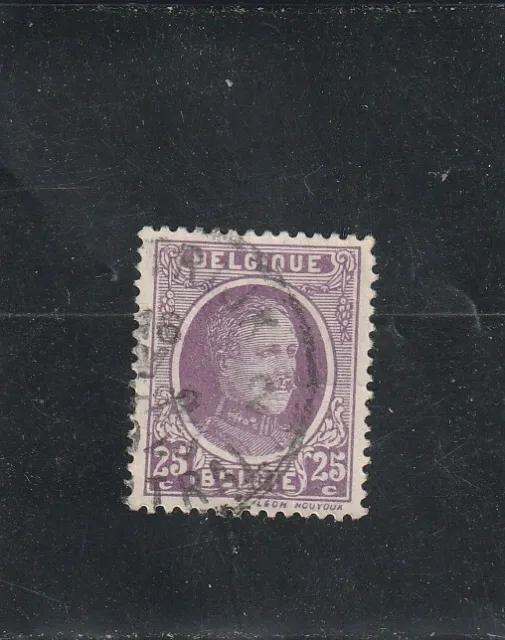 L5595 BELGIQUE timbre Y&T N° 197 de 1921-27 " Albert 1er Type Houyoux " Oblitéré