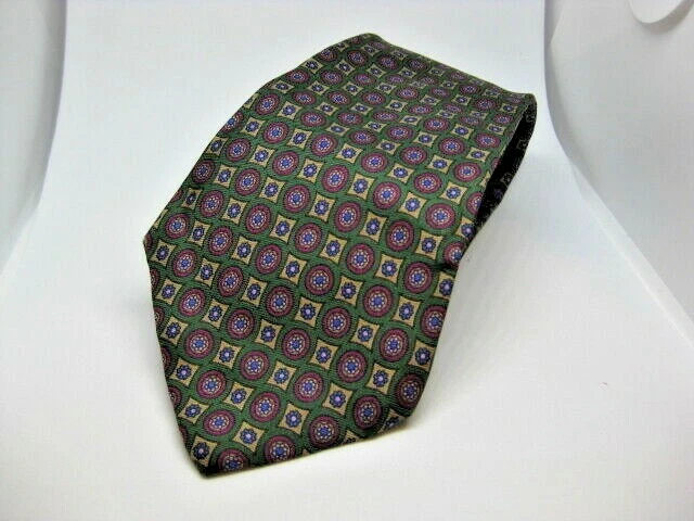 Trissardi Paris NY Italy Designer 100% Silk Tie Italy Dress Work Men Neck wear