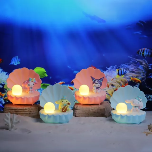 My Melody Cinnamoroll Kuromi PomPomPurin piccola lampada da notte lampada led lampada bambino regalo
