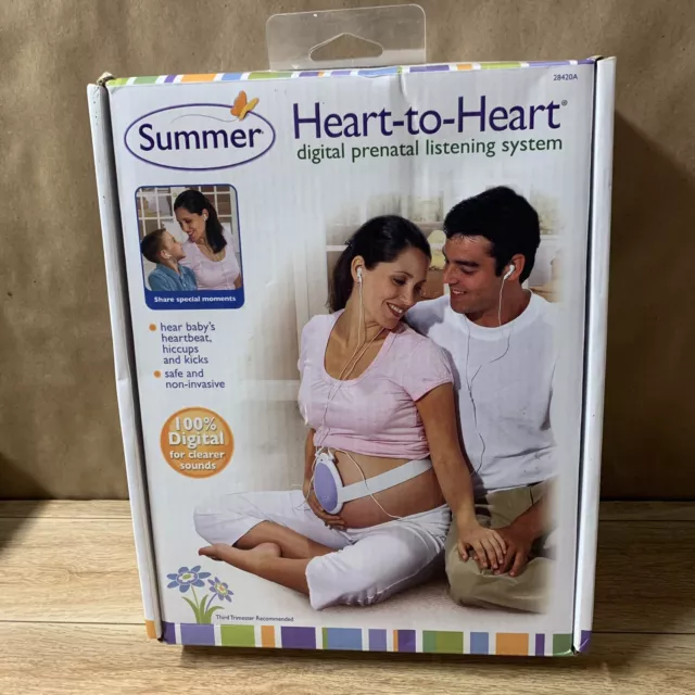 Sistema de escucha prenatal digital corazón a corazón de verano sensor de latidos del corazón