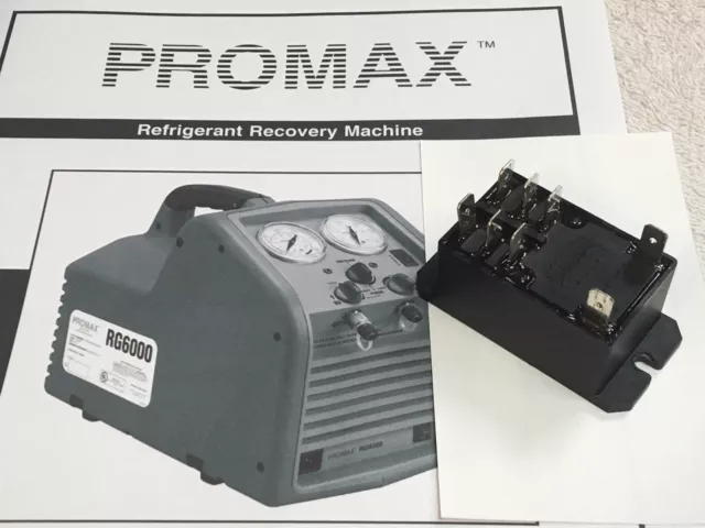 Tank Full Relay, 8 Terminals, Refrigerant Recovery Unit Promax RG6000 Tank Full Relay, 8 Terminals, Refrigerant Recovery Unit Promax RG6000