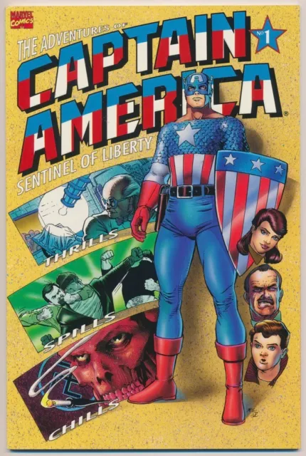 The Adventures of Captain America #1 Comic Book - Marvel Comics!