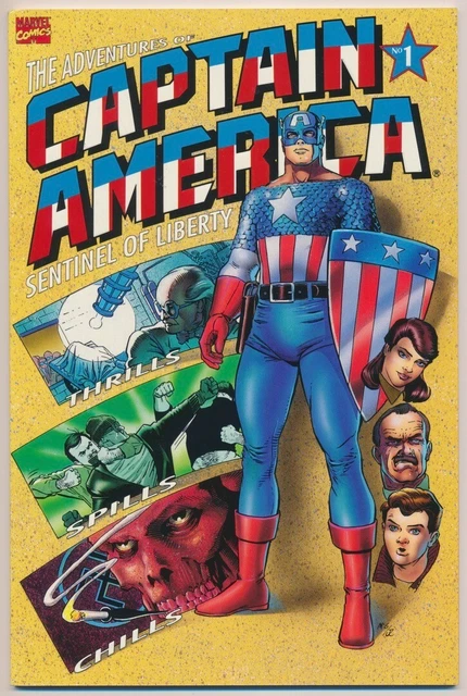 The Adventures of Captain America #1 Comic Book - Marvel Comics!