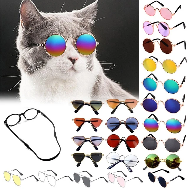 Fantastici occhiali da sole cane gatto animale domestico per animali domestici piccoli occhiali da sole cucciolo foto oggetti di scena ho
