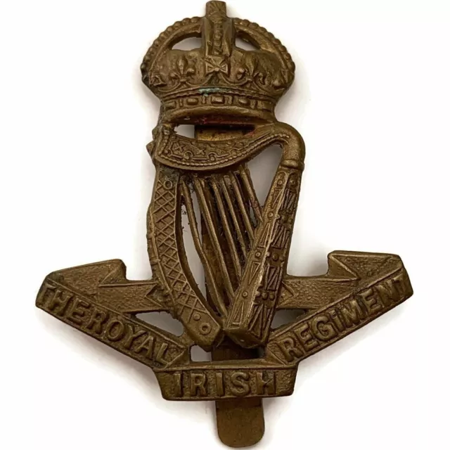 Original WW1 Royal Irish Regiment Cap Badge