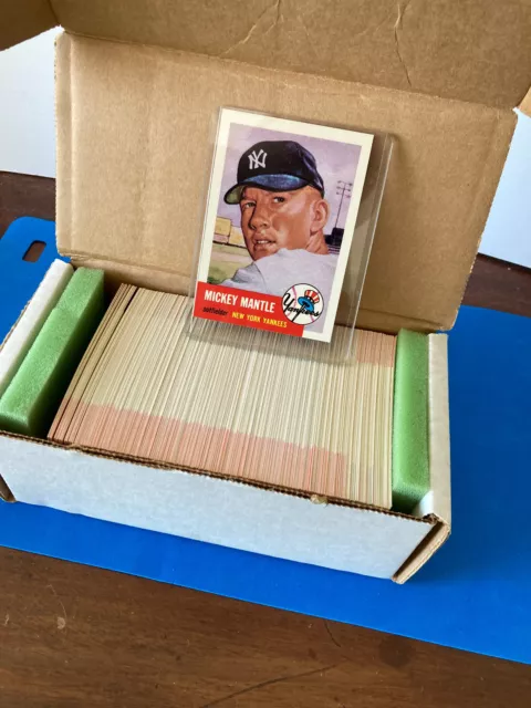 1991 Topps Archives Ultimate 1953 Series Complete Baseball Set 1-337 MANTLE +