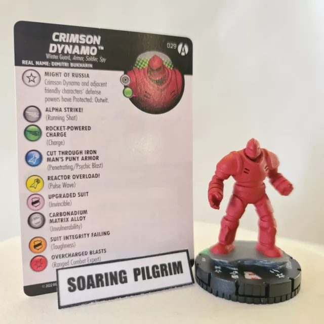 Marvel Heroclix CRIMSON DYNAMO - 029 - UNCOMMON Avengers Forever