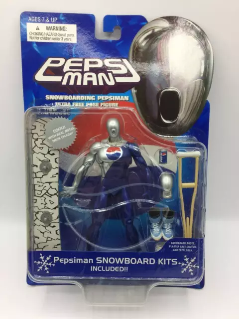 PEPSI MAN Snowboarding Pepsiman Ultra Free Pose Figure 150mm BANDAI Action