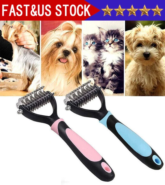 Undercoat Rake Pet Dog Cat Grooming Brush Long Haired Dematting Deshedding Tool
