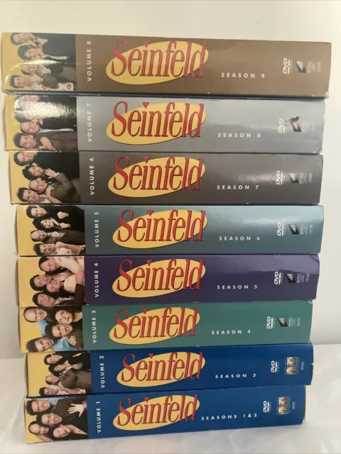 SEINFELD TV BOX Set DVD Set, Volumes 1-8 Seasons 1-9 Complete Series ...