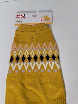 Boots and Barkley Size Small Dog and Cat Cozy Pet Knit Sweater