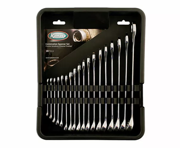 Combinaison Clé Ensemble 18pc 56052 Kamasa Neuf