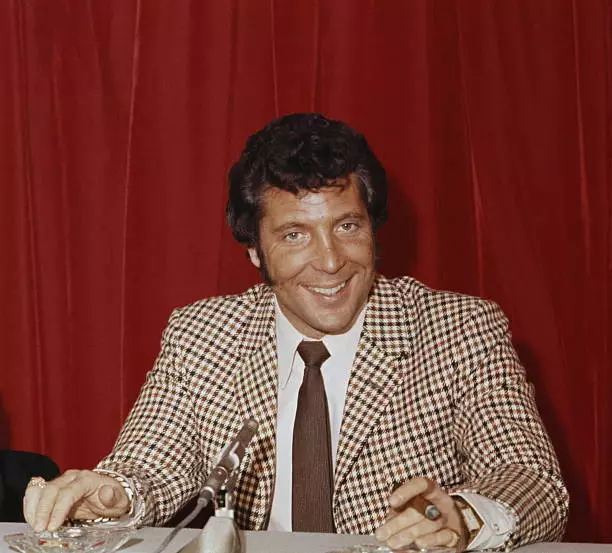 Welsh Singer Tom Jones 1970 Old Photo