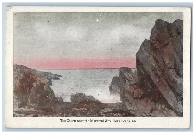c1920's The Churn Near Marginal Way York Beach Maine ME Unposted Postcard
