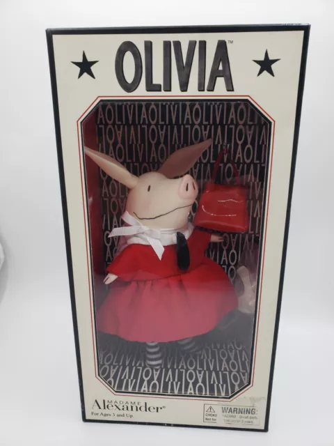 Madame Alexander Olivia The Pig Vinyl Doll In Original Box (2002) -- New/Sealed