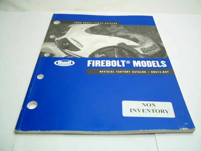 2008 Buell Parts Catalog - Firebolt Models - 99574-08Y