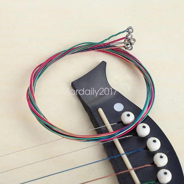 Guitar Strings Soft Touch String for Classic Acoustic Guitar Brass 6Pcs/set