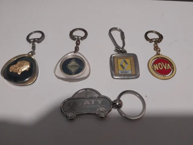 Lot 5 porte-clés renault 4l, NOVA, Renault, Aty